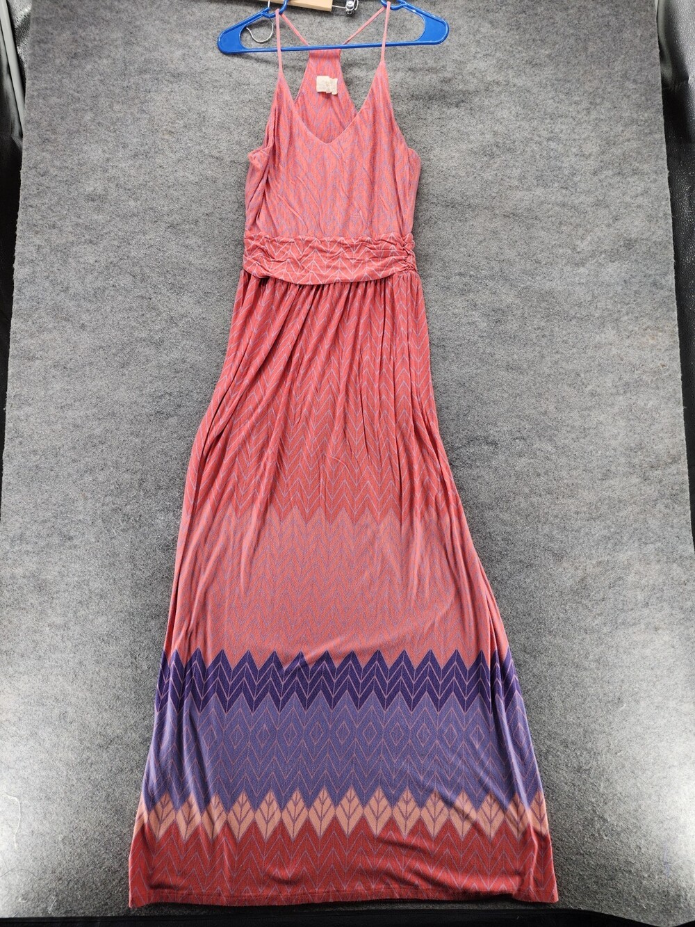 Nomad Morgan Carper Dress Womens Medium Maxi Sleeveless Pink